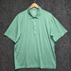 Skiff Dogs Shirt Mens XL Mint Fairway Flyers Upcycled Club Polo Performance Golf